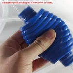 Aquarium Siphon Fish Tank Syphon Vacuum Cleaner Pump Semi-automatic Water Change Changer Gravel Water Filter Aquarium Tools 1.4m 3