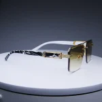 Fashion Rimless Sunglasses Men Women Populare Frameless Sun Glasses Male Female Classic Small Square Summer Traveling Shades 3