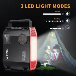 UTRAI 4 In 1 2000A Jump Starter Power Bank 16000mAh 150PSI Air Compressor Tire Pump Portable Charger Car Booster Starting Device 4