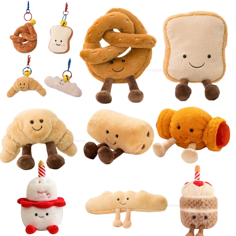 New Cartoon Egg Stuffed Toy Expression Food Bread Toast Series Breakfast Doll Fun Decoration Pillow Baby Comfort Doll Xmas Gifts New Cartoon Egg Stuffed Toy Expression Food Bread Toast Series Breakfast Doll Fun Decoration Pillow Baby Comfort Doll Xmas Gifts