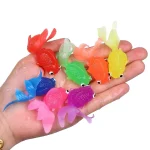 Children's 10Pcs/Set Kawaii Simulation Rubber Goldfish Baby Bath Water Play Games Toys for Kids Toddlers Bathing Shower Gifts 2