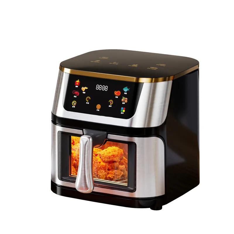 10L Intelligent air fryer home automatic large capacity French fries machine multi-function foreign trade electric fryer 10L Intelligent air fryer home automatic large capacity French fries machine multi-function foreign trade electric fryer