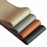 Micro Fiber Leather Hand Sewing Soft Car Steering Wheel Cover With Needles and Thread Diameter 38cm Auto Car Accessories 4