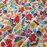 Pink Flowers 100% Cotton Poplin 40S Like Liberty Fabric Digital Printing for Sewing Cloth Dresses Skirt Kids Designer Splicing 2