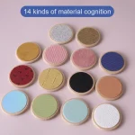 Children Montessori Sensory Toys Tactile Board Matching Game Tactile Classification Color Cognition Memory Training Kids Toys 3