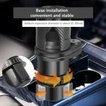Rotating car center console beverage rack car cup holder double-layer storage rack cup holder 4