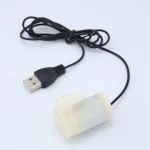 Super Quiet DC 5V USB Brushless Motor Pump Portable Submersible Water Pump Hydroponic Fish Tank Circulating Water Craft Fountain 6