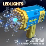 40 Hole bubble toy Launcher Handheld Portable Electric Automatic Bubble Gun Party Birthday Gift Toy(without Bubble Water) 5