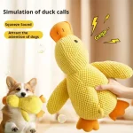 Cute dog Toy Stomping Duck Bite Resistant Grinding Teeth Cleaning Large Dog Interactive Entertainment Puppy Boredom Plush Toy 4