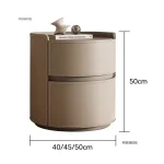 Italian Home Furniture Storage Locker Bedside Tables Dresser Night Stand for Bedroom Nightstand Aesthetic Bedside Table k 6