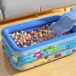 Summer Baby Inflatable Swimming Pool 120cm Large Framed Pools Garden Kids Baby Bath Bathtub Outdoor Indoor Water Game Party Toys 2
