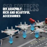 S19 RC Aircraft Carrier Warship Remote Control High Speed Ship Dual Motor Model DIY Assembly Kits Kids Toys Boy Christmas Gift 2