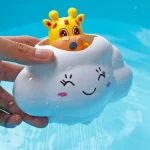 Baby Bath Toy, Bathing Cute Swimming Water Spraying Clouds Shower Bath Toy For Kids Water Playing Toy 4