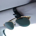 2PCS Universal Car Auto Sun Visor Glasses Box Sunglasses Clip Card Ticket Holder Fastener Pen Case Eyeglasses Clips Accessories 2