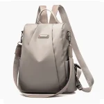 Anti-theft backpack women's bag 2024 new Korean version trendy fashion bag nylon canvas oxford cloth backpack 5