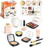 Simulated Makeup Toys, Play Cosmetics Girl Gifts Fake Makeup Set Toy Simulated Lipstick Powder Blusher Not Real Makeup for Kids 4