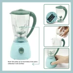 3PCS Electric Automatic Coffee Maker Juicer Blender Mixer Pretend Play Set Mini Household Appliances Kitchen Toys Kid Gift 5