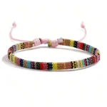 12pcs Boho Surfer Beach Bracelet Set Men & Women Braided Boho Summer Bracelets Handmade Festival Jewelry 5