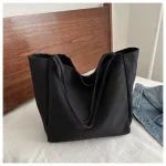 HOMEFISH  Large Capacity  Shopper Totes High Quality Eco Reusable Grocery Handbag For Women Travel Shoulder Bags Daily Pouch 4