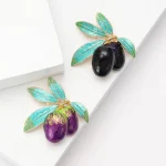 Luxury Rhinestones Pomegranate Brooches for Women Unisex Watermelon Fruit Pins Banquets Party Backpacks Gift Jewelry Accessories 3