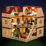 Toys Doll Forest Family Montessori Kitchen Miniature Doll House 1/12 Toy Kitchen Accessories Dollhouse Furniture Toys for Girls 6