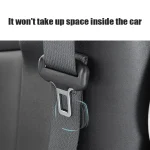 Suede Magnetic Suction Car Seat Belt Fixing Clips Auto Belt Holder Stabilizer Fastener Adjustable Clip Seatbelt Stopper 6