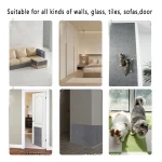 Self-Adhesive Cat Scratching Mat Trimmable Cat Carpet Cat Scratching Carpet Corner Wall Cat DIY Scratch Sofa Furniture Protector 6