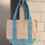 Large Canvas Tote Bag Minimalist Commuter Shoulder Bag Reusable Shopping Tote Fashionable Laptop Sleeve for Women Men Students 6