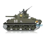 Henglong 1:16 RC Tank 3898 7.0 M4A3 Sherman Metal Tracks 2.4G RTR Simulation Battle Toy for Adults Collectible 4