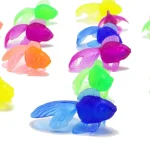 Children's 10Pcs/Set Kawaii Simulation Rubber Goldfish Baby Bath Water Play Games Toys for Kids Toddlers Bathing Shower Gifts 4