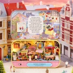 DIY Wood DollHouses Handmade Funny Box Theatre Miniature Box Cute Doll Houses 3D Puzzle Assembly Kits Gift Wooden Toys For Girls 3