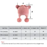 Baby Winter Hat with Earfalp Toddler Girls Boys Beanie Kids Warm Fleece Lined Knit Hat with 2 Cute Ears 6
