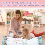 Magic Water Drawing Mat Reusable Doodle Painting Board with Pens Montessori Educational Toys for Kids Halloween Christmas Gift 3
