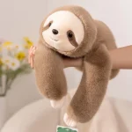 50/60/65cm Long Arm Stuffed Animal Arm Weighted Soft Plush Pillow Raccoon Koala Bear Sloth  Dinosaur Gift for Boys and Girls 3