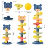 Montessori Toys Baby 0 12 24 36 Months Track Rolling Ball Push Pop Sliding Ball Early Education Toys Games Children Sensory Toy 5