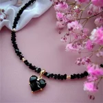 Fashion Vintage Sexy Zircon Heart Pendant Necklace For Women Female Boho Geometric Baroque Transparent Crystal Chain Jewelry 5