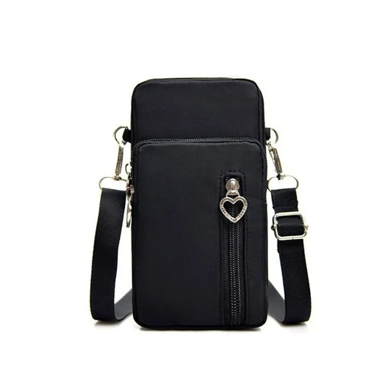 Waterproof Mobile Phone Bag Women's Mini Oxford Crossbody Bag Daily Multi-layer Zipper Purse Casual Outdoor Travel Nylon Bag Waterproof Mobile Phone Bag Women's Mini Oxford Crossbody Bag Daily Multi-layer Zipper Purse Casual Outdoor Travel Nylon Bag