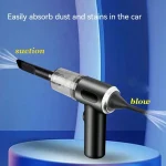 3 In 1 Integrated Suction And Blowing Vacuum Combination Vacuum Cleaner USB Charging Small Car Household Vacuum Cleaner 4