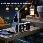 7000A Car Jump Starter with Air Compressor Battery Booster 12V Power Bank with LED Flashlight, Smart Cable with Voltage Display 4