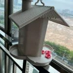 1.5L Rehent Night Vision 120 Degree View Angle IP65 Waterproof Smart Bird Feeder with Camera Solar Panel Wifi Outdoor Camera 6