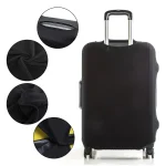 Fashion travel suitcase protective cover Luggage Protective Cover Solid Color Suitable for 18-28 Inch Suitcases 3