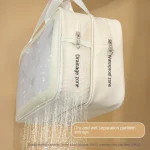 Wet-dry separation makeup bag portable toiletry bag travel essentials large capacity storage bag fitness swimming essentials 2