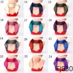 60*60cm Satin Square Scarf Women Candy Color Neckerchief Silk Feeling Stain Shiny Headband Silk Hair Wraps Bag Accessories 3