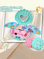 Fashion Kids Dress-Up Toy Set, Multi-Layer Shell Princess Makeup Box - Perfect Birthday & Christmas Gift for Girls 3