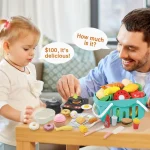 Kids Kitchen Toys Set 92/69/59 PCS Play Food with Pots Pans & Utensils Small Pretend Cooking Toys for Toddlers Girls Boys Gift 3