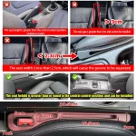 1 Pair Universal Car Seat Gap Plug Strip Side Seam Car Gap Filler Leak Proof Seat Gap Storage Organizer Interior Decoration 2