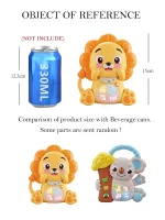 Cartoon Animal Electronic Keyboard, Lighting Music Piano Multi-mode Sound Effect Switching, Puzzle Early Education Toys for 3+ 6