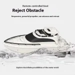 Remote Control Boats Can Be Launched To Simulate High-Speed Speedboats Electric Steamboats Children Boys Water Park Toys Outdoor 2