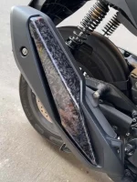 Glossy Black Forged Carbon Vinyl Wrap Auto Motorcycle Self-Adhesive Sticker Forged Carbon Car Body Film Tuning Wrapping Foil 2