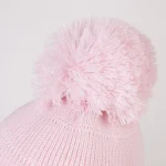 Winter Warm Knitted Baby Hats for Girls Pom Pom Kid Toddler Boys Beanies Cap with Fleece Lining 2